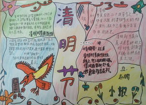 清明节手抄报简单漂亮字少，清明节手抄报简单漂亮一等奖