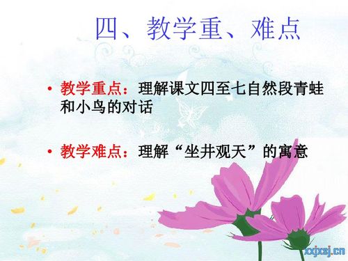 坐井观天课件ppt比赛，坐井观天ppt免费