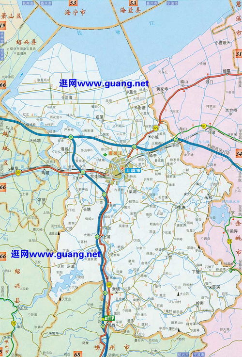 上虞地图高清版大图，上虞地图 行政区划